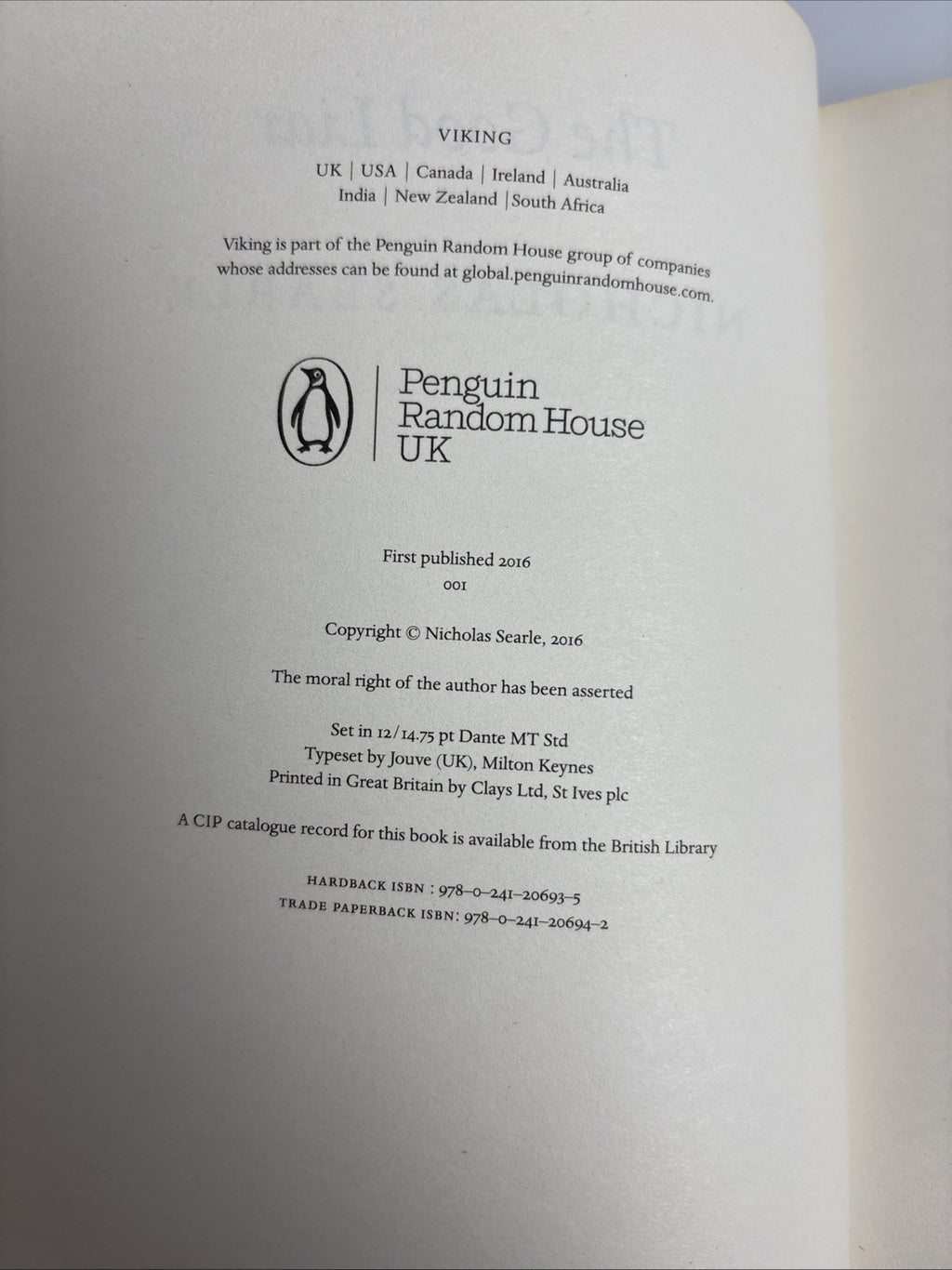 The Good Liar by Nicholas Searle 1st Edition
