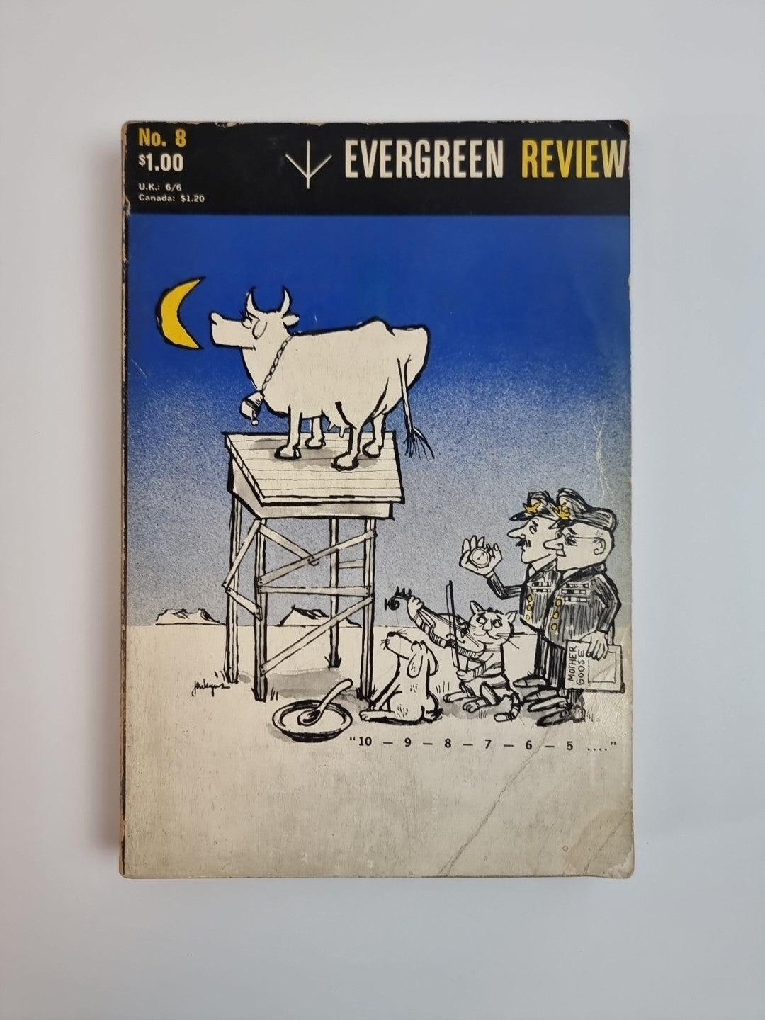 Evergreen Review Number 8 Spring 1959 Pasternak, Boris; E E Cummings; 