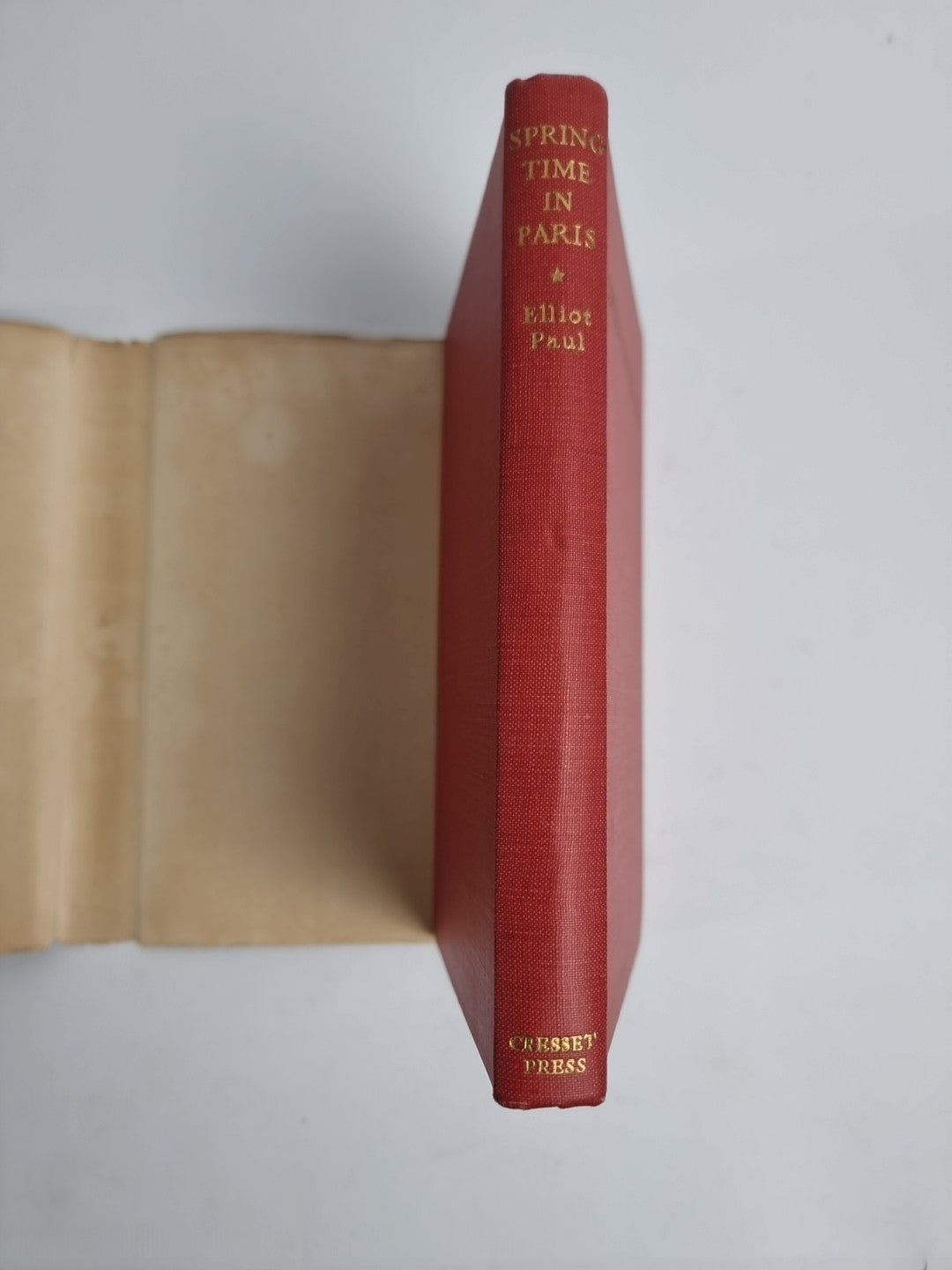 Springtime in Paris Elliot Paul Hardcover 1951 By Crescent Press 1st Edition 