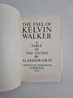 1985 The Fall of Kelvin Walker 1st Edition  Fine Unread 
