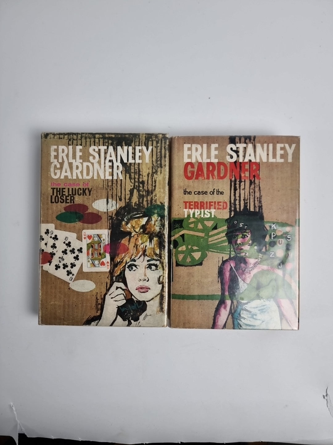 Earl Stanley Gardener: Terrified Typist & Lucky Loser Both UK 1ST EDITION fine