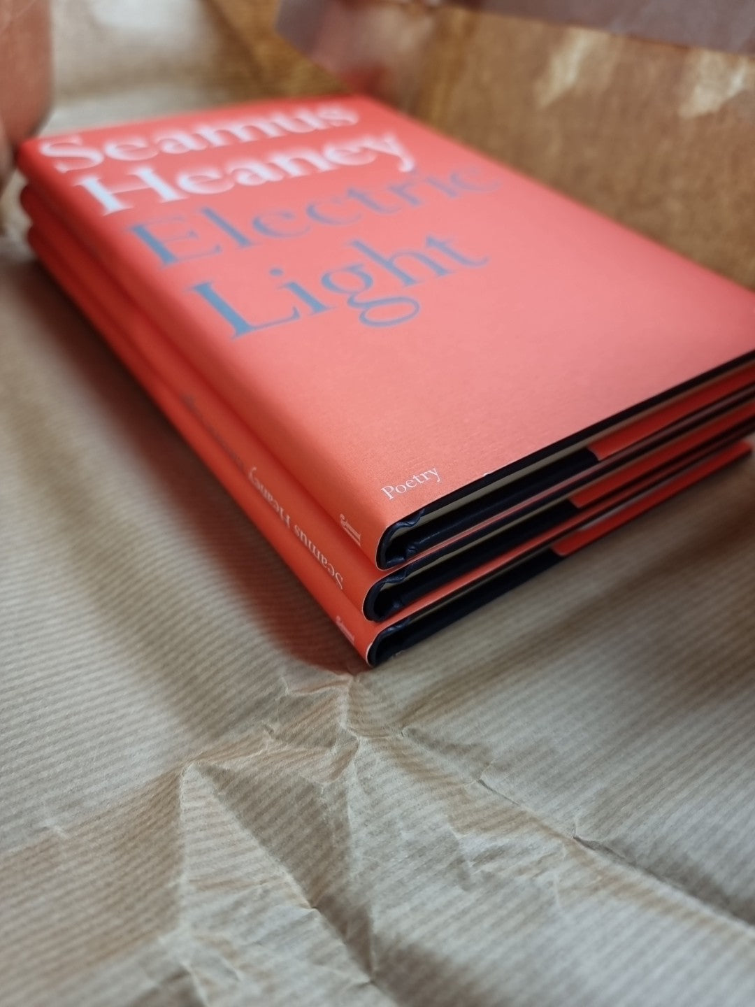 Electric Light by Seamus Heaney Faber 2001 UK HB 1st Edition, 1st Print  NEW