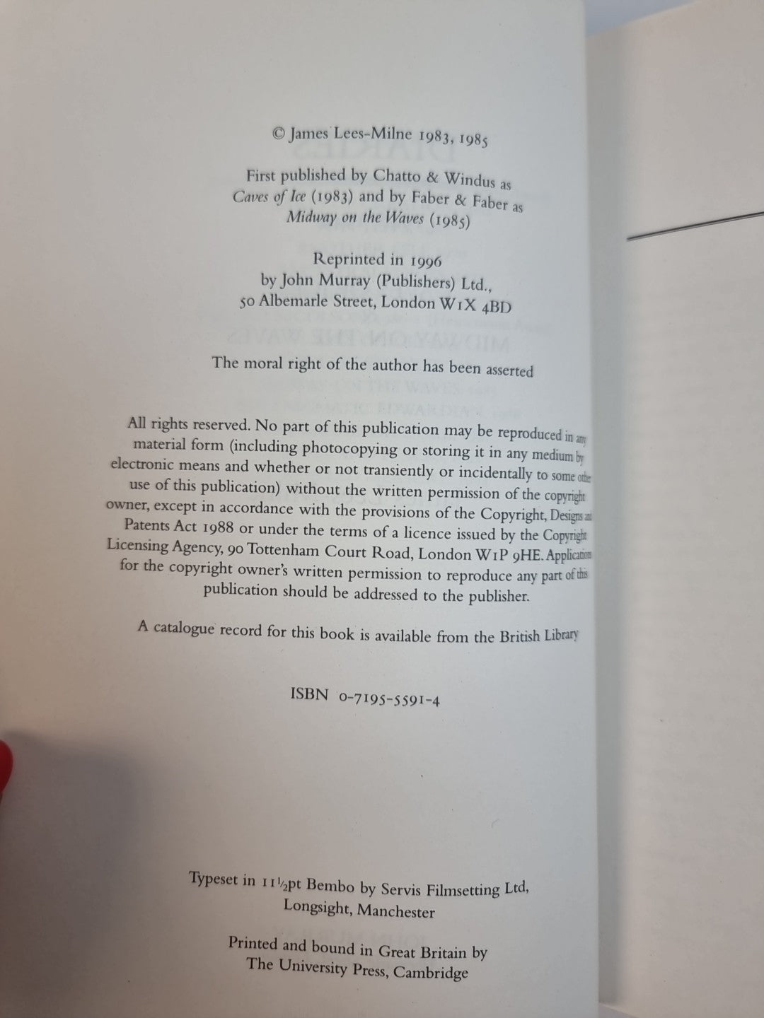Diaries 1946-1949 : Caves of Ice and Midway on the Waves, James Lee Milne