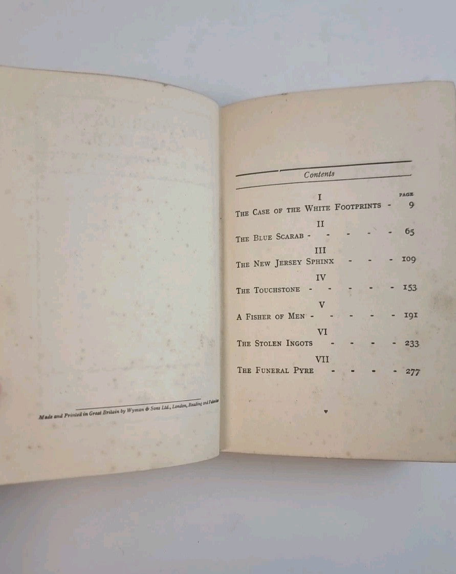 Dr. Thorndyke's Case-Book, R. Austin Freeman — Early Edition (1932)
