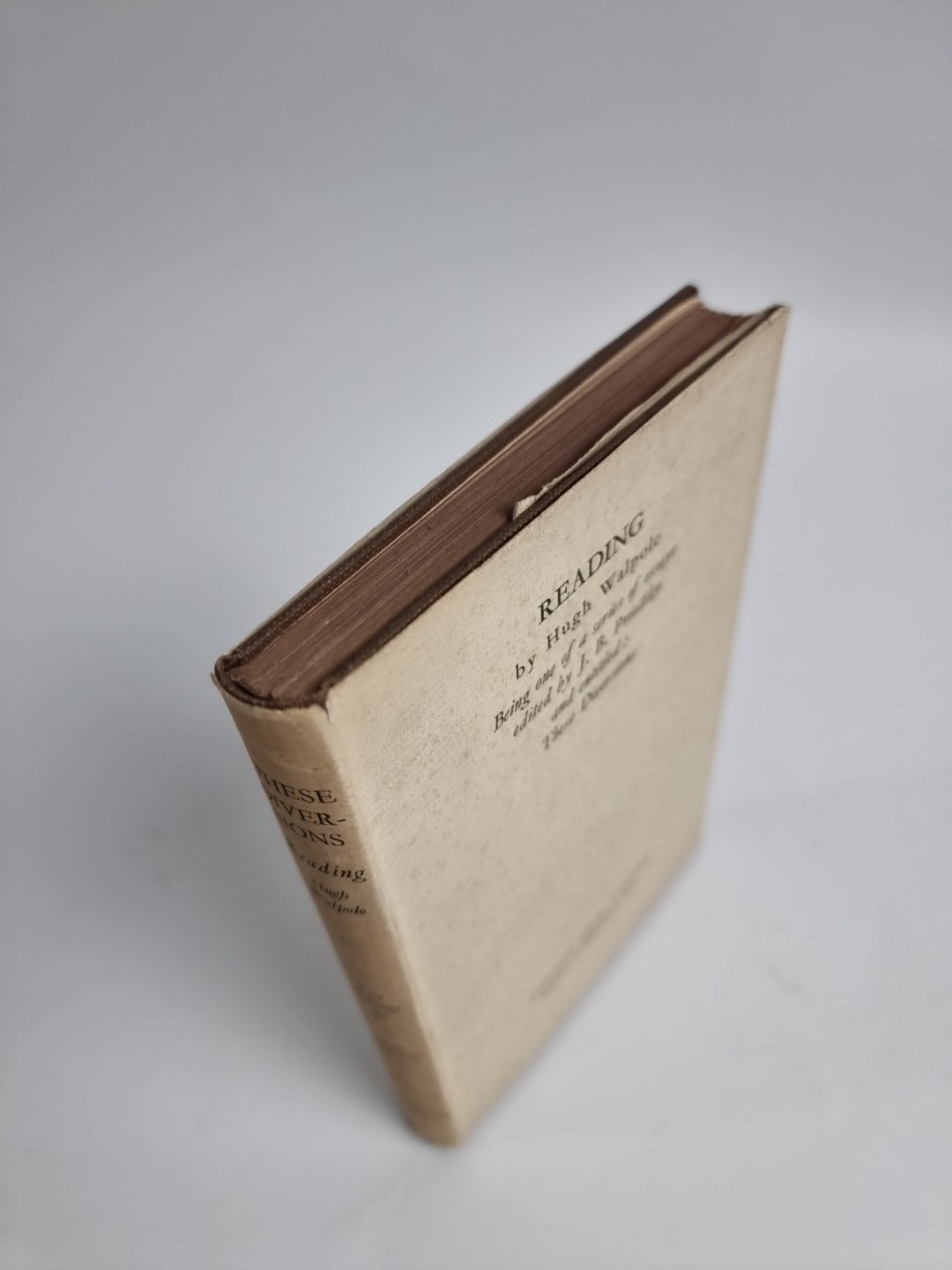 Hugh Walpole -Reading, Being one of a series of essays , 1st Edition 1926
