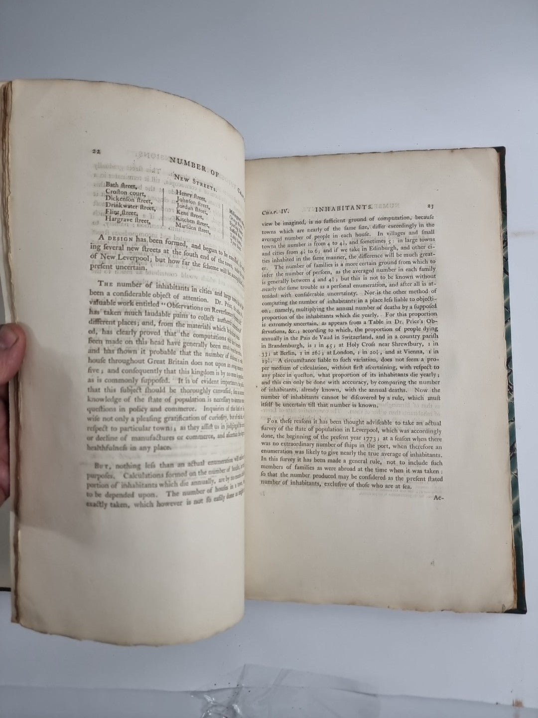 1774 AN ESSAY TOWARDS THE HISTORY OF LIVERPOOL BY ENFIELD 2nd Edition 