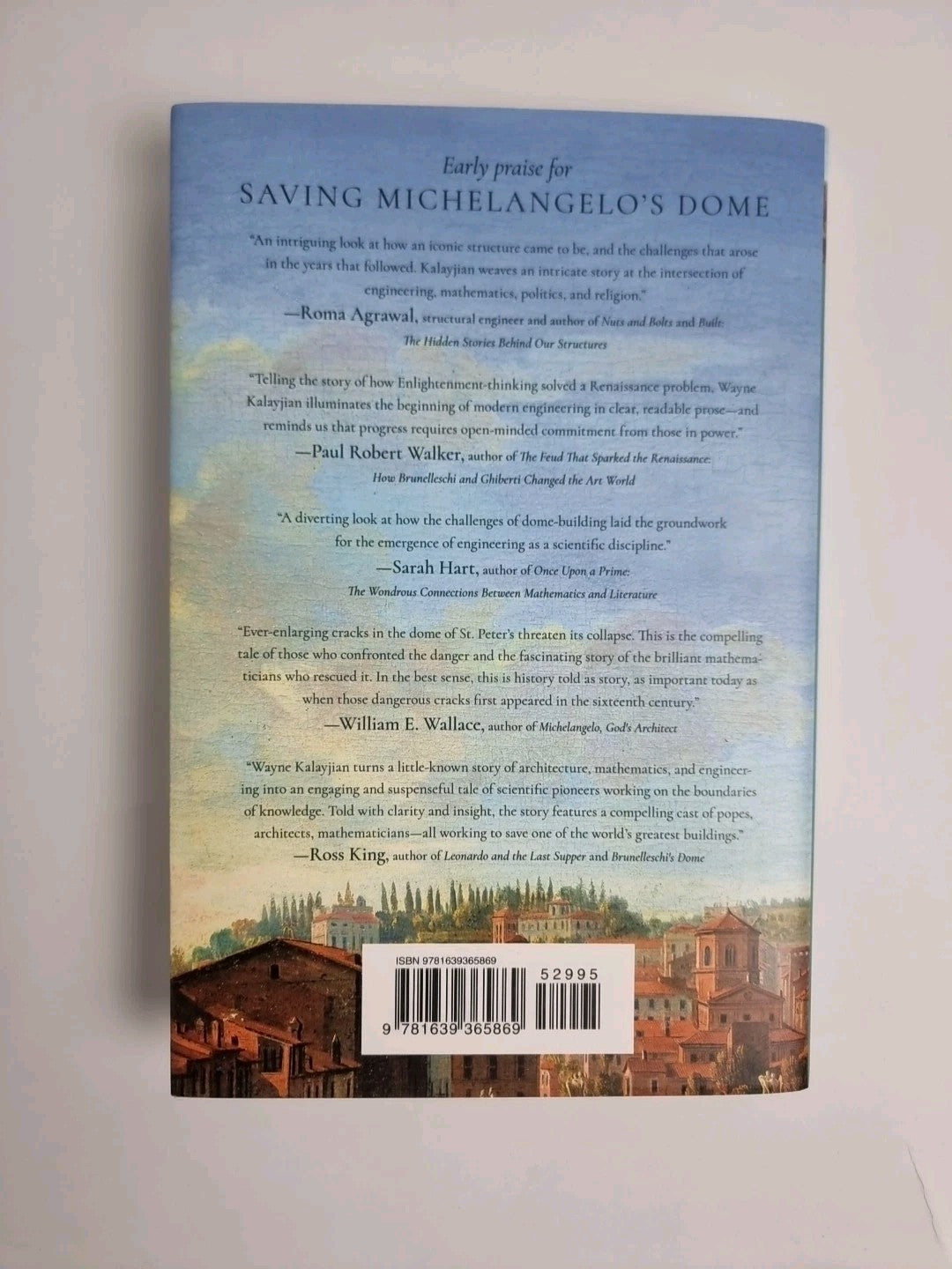 Saving Michelangelo's Dome: How Three Mathematicians an - Hardback NEW Kalayjian