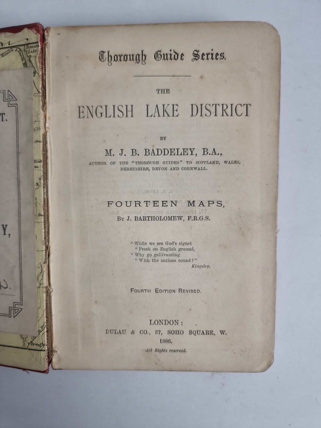 Thorough Guide Series, The English Lake District: M. J. B. Baddeley — 4th Ed.