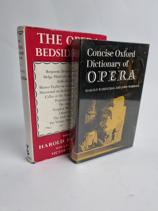 Oxford Concise & Bedside Opera 1st Ed Books With Over 30 Opera  Autographs