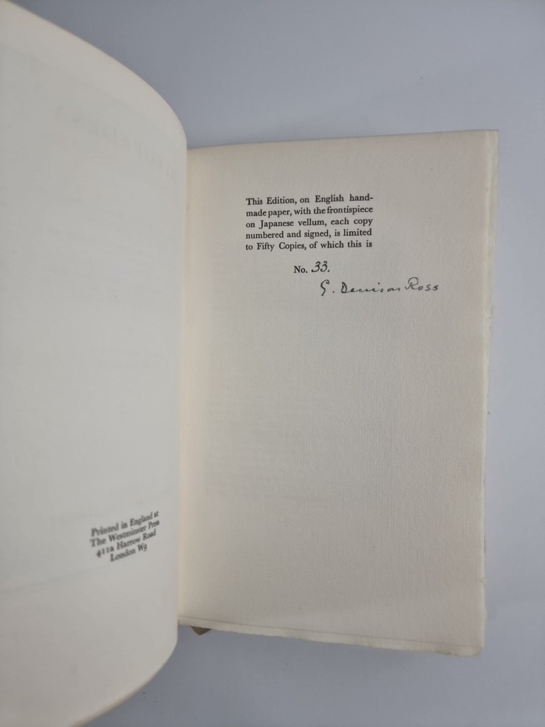 Hitopadesa The Book Of Wholesome Counsel 1 Of 50 Signed Limited edition 