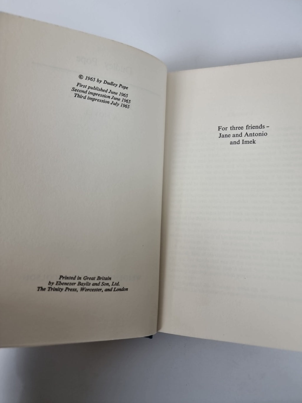 Ramage, Dudley Pope — First Edition, Third Impression
