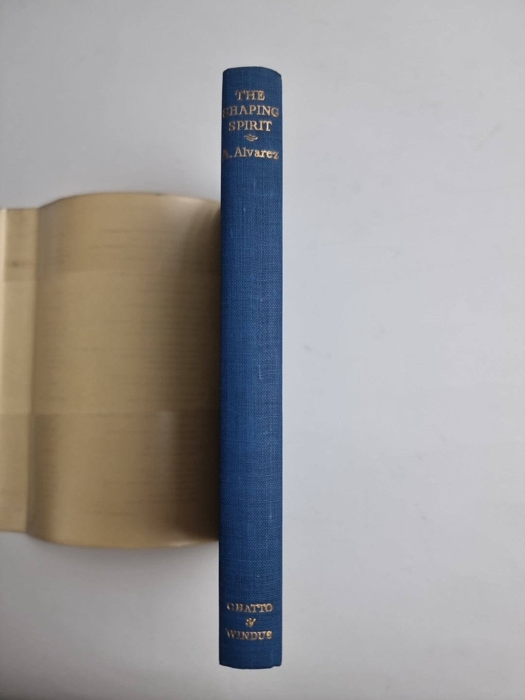 THE SHAPING SPIRIT by A. Alvarez HB 1958 1st ED / 1st Print