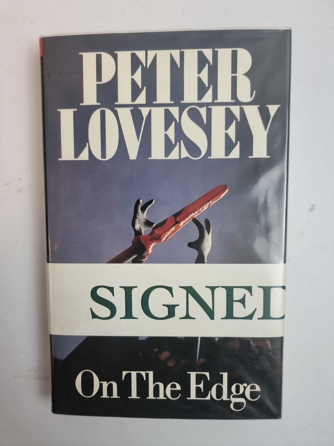 On the Edge, Lovesey, Peter Signed 1st edition New Free Delivery