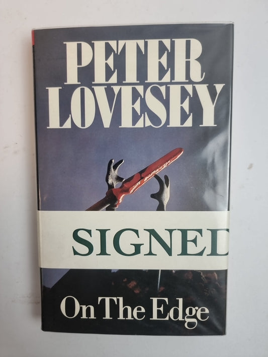 On the Edge, Lovesey, Peter Signed 1st edition New Free Delivery