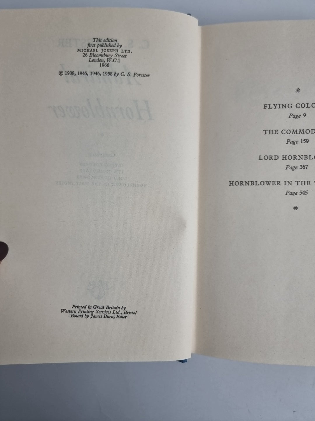 Admiral Hornblower, C. S. Forester — First Edition
