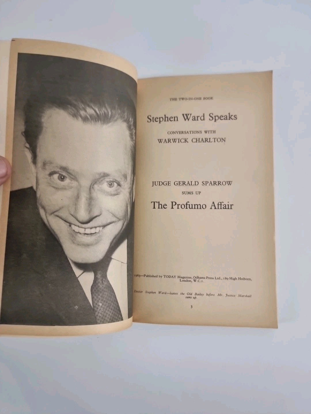 The Two-In-One Book Stephen Ward Speaks Conversations with Warwrick Charlton...