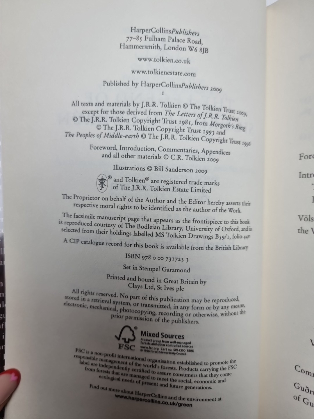 The Legend of Sigurd and Gudrun by J. R. R. Tolkien(Hardcover, 2009) 1st Edition