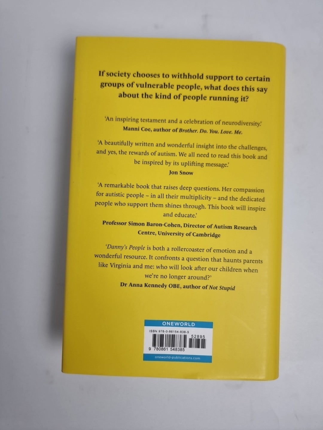 Danny'S People: a Memoir and Manifesto about Autism the New