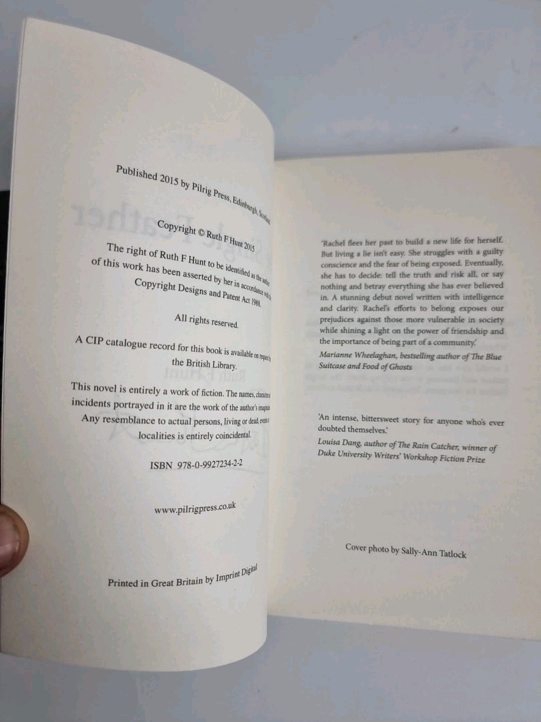 The Single Feather by Ruth F. Hunt (Paperback, 2015) 1st Edition and Signed NEW