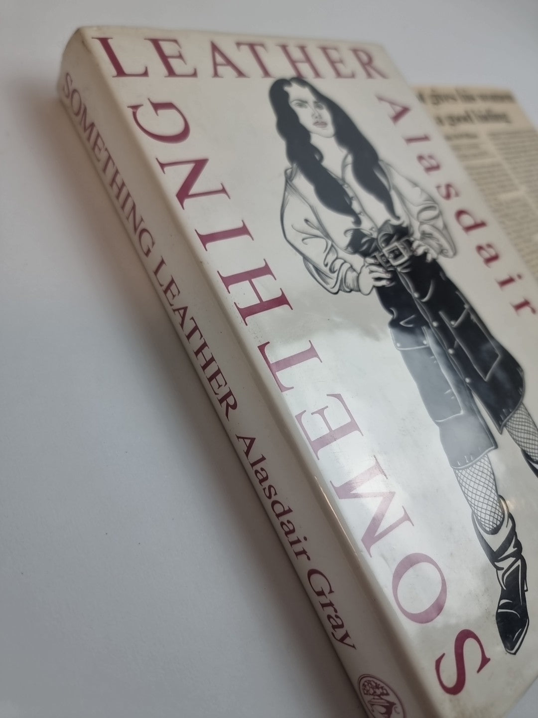 Something Leather Alasdair Grey 1990 Jonathan Cape HC 1st Edition New