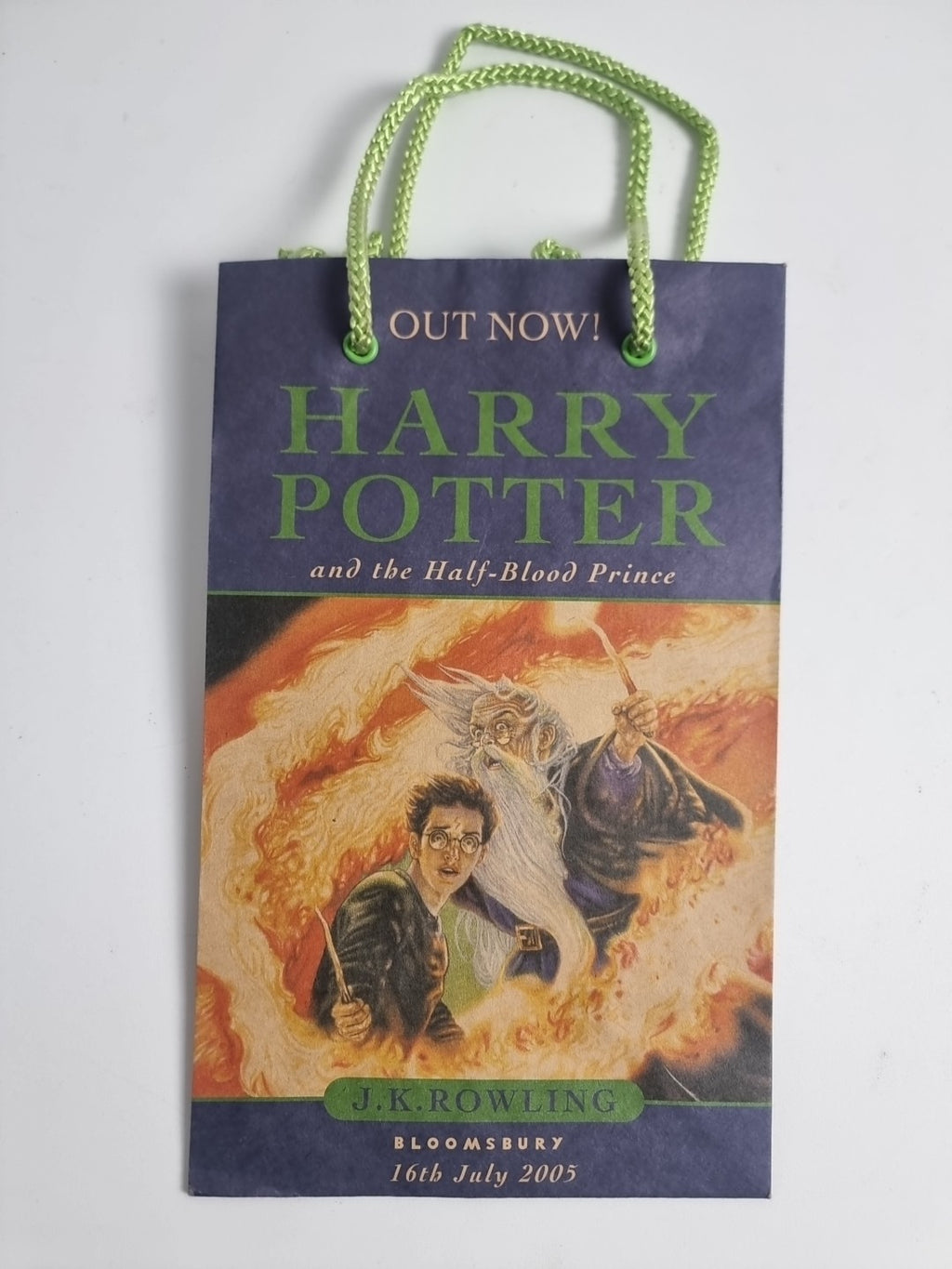 Harry Potter Half Blood Prince 2005 Promotional Release Book Bag Collectable