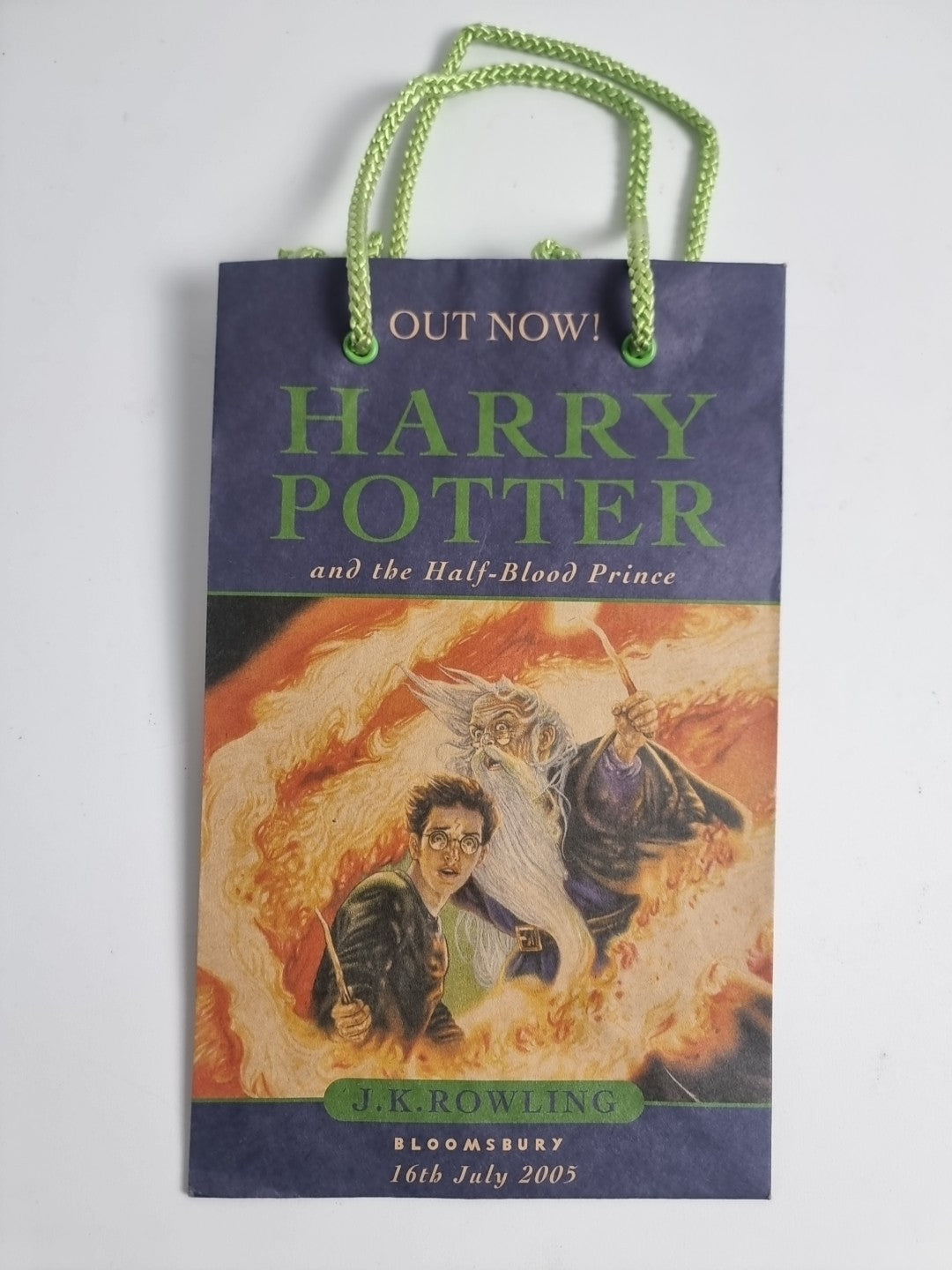 Harry Potter Half Blood Prince 2005 Promotional Release Book Bag Collectable