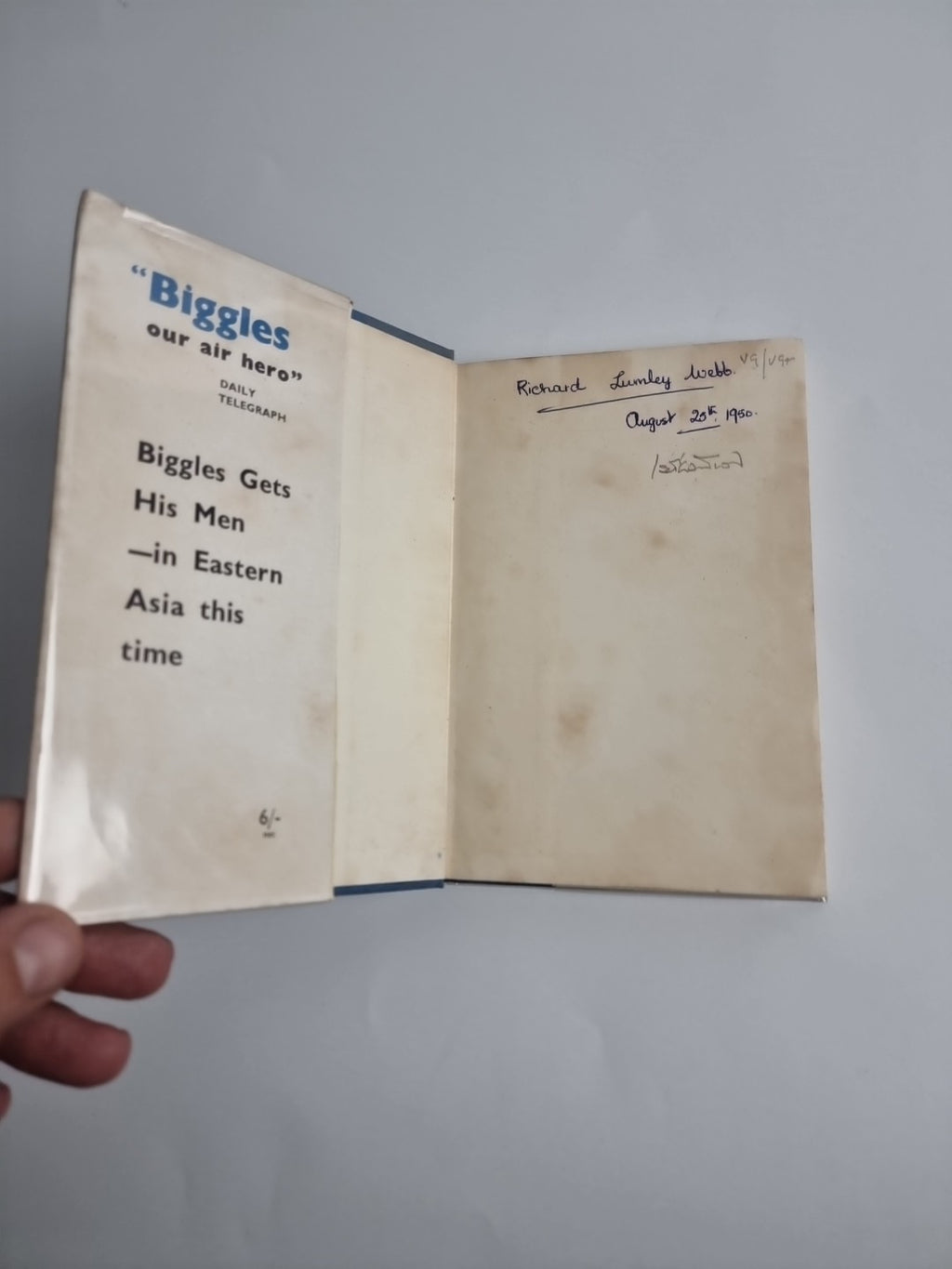 Biggles Gets His Men, Captain W. E. Johns — First Edition
