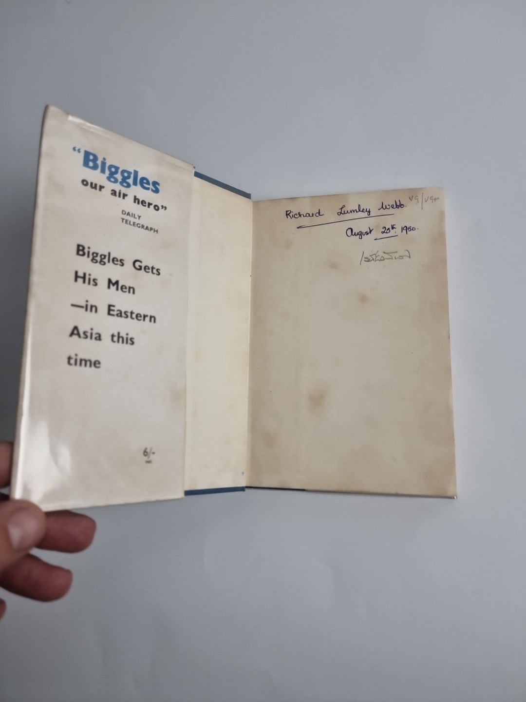 Biggles Gets His Men, Captain W. E. Johns — First Edition