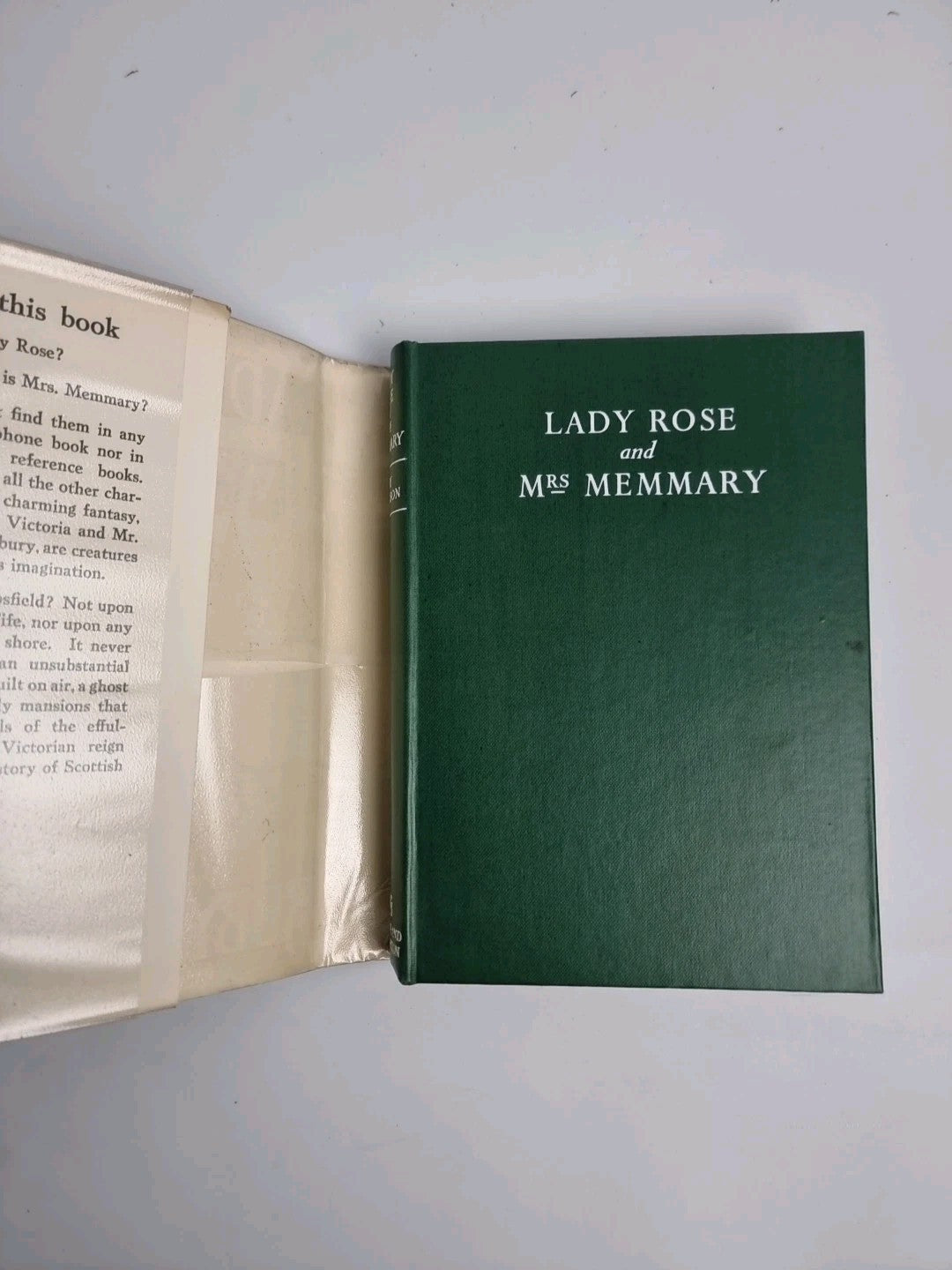 Lady Rose And Mrs Memmary by Ruby Ferguson (Signed by Author) 1937 1st Edition 