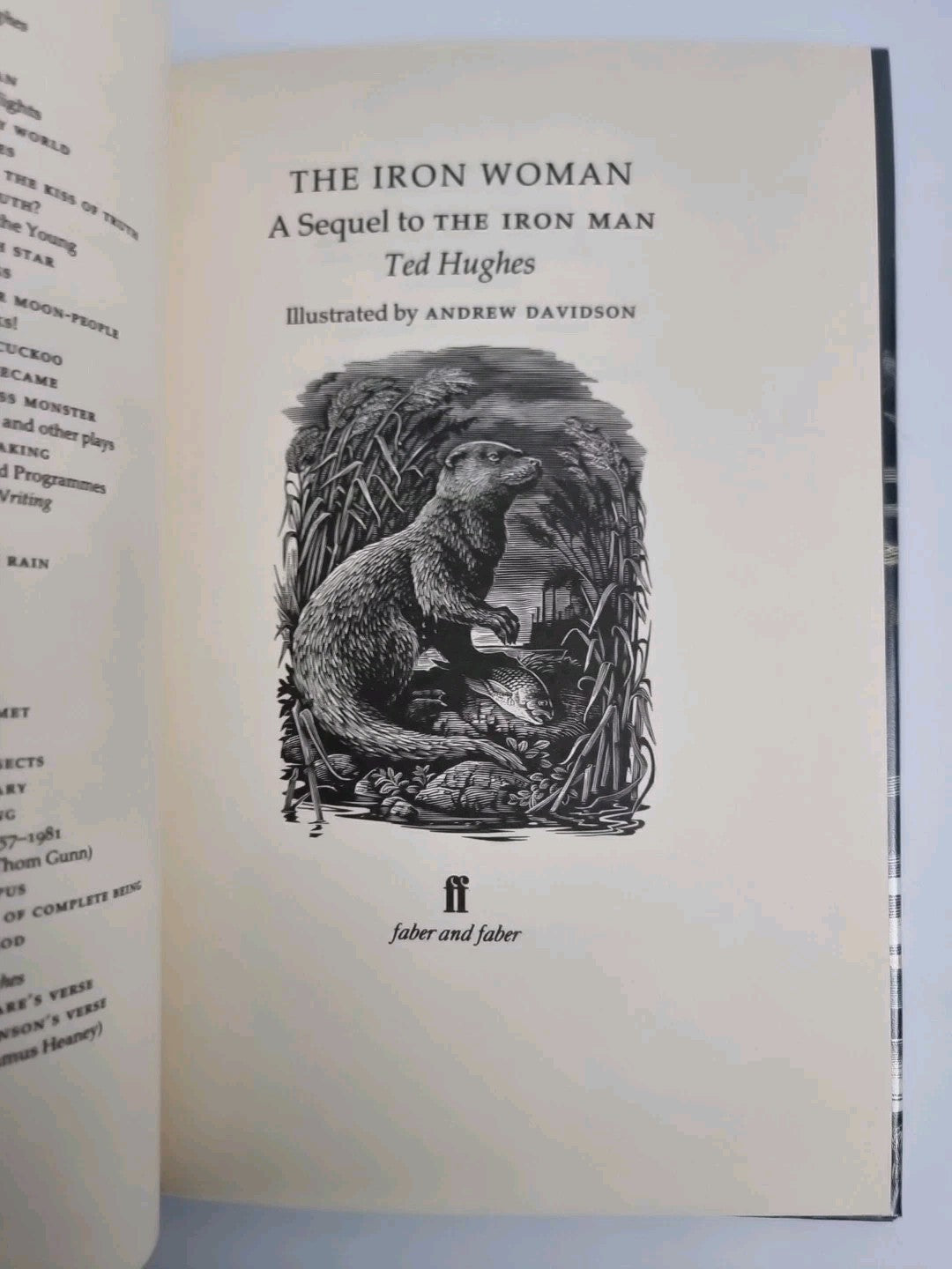 The Iron Woman Ted Hughes 1993 Hardback First edition & printing New And Unread 