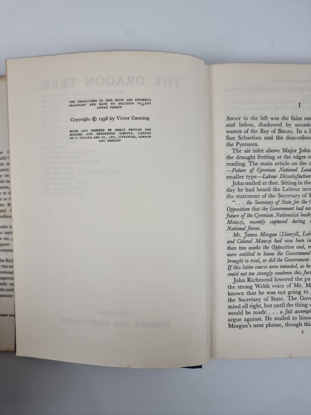 The Dragon Tree, Victor Canning — First Edition