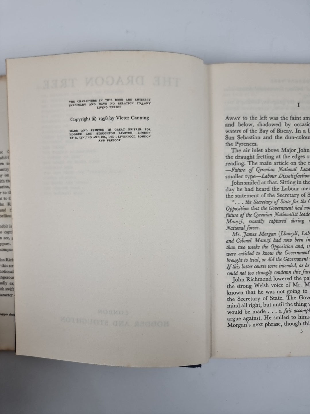The Dragon Tree, Victor Canning — First Edition