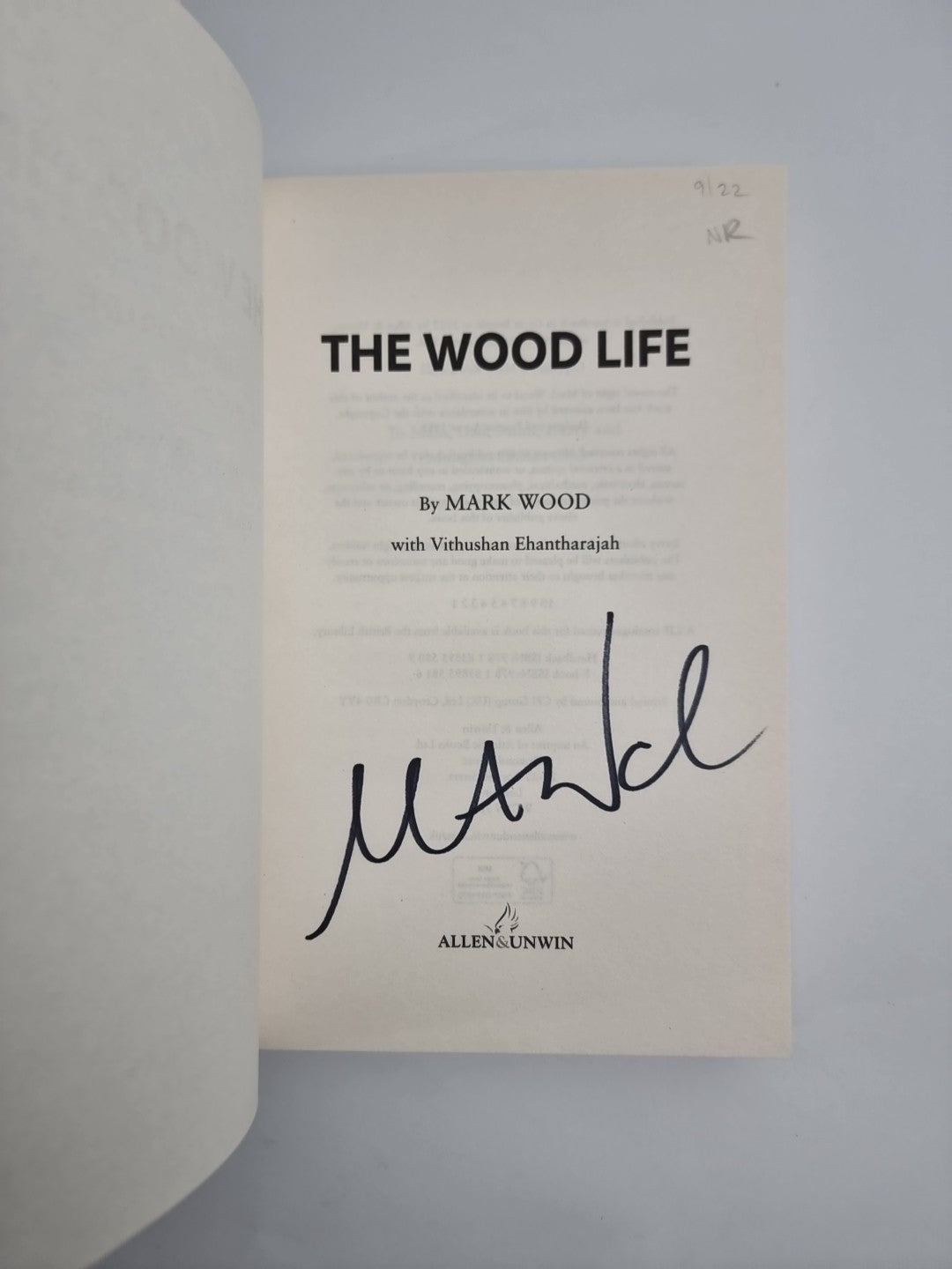 The Wood Life: A Not so Helpful How-To Surviving Cricket - signed, 1st Edition