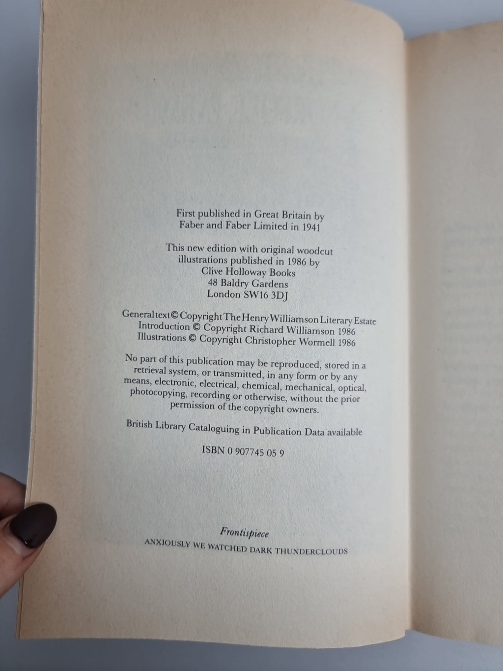The Story of a Norfolk Farm, Henry Williamson — 1986, Woodcuts Illustrated