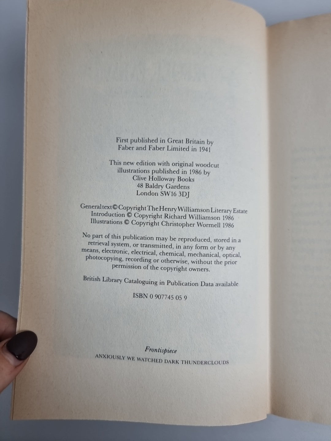 The Story of a Norfolk Farm, Henry Williamson — 1986, Woodcuts Illustrated