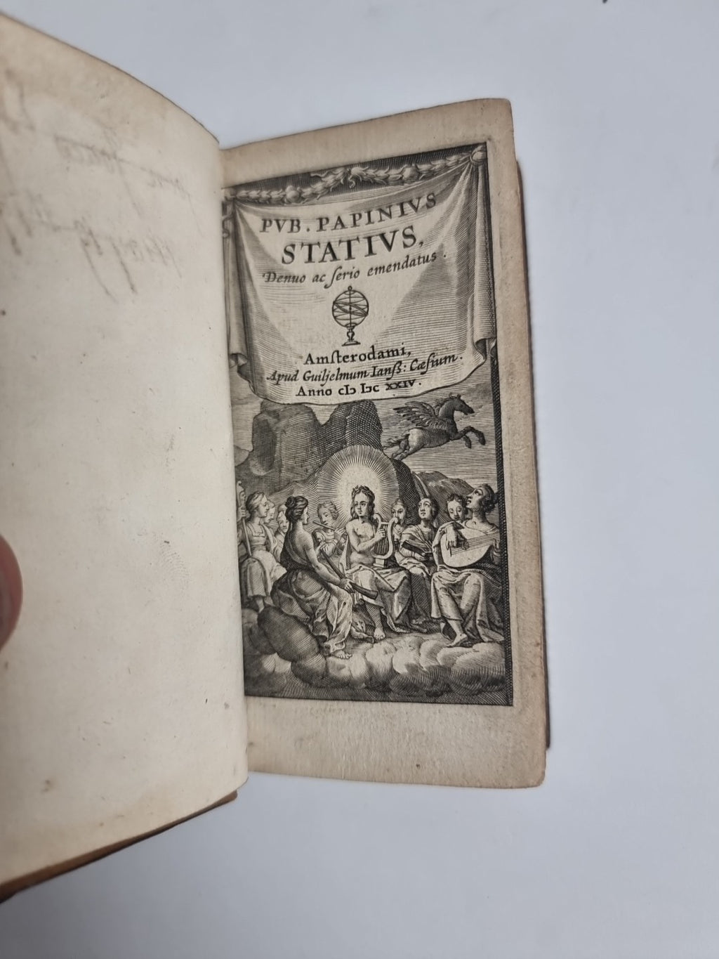 Opera Works, PVB Statius, Publius Papinius 1624 Fine Copy, Rare 