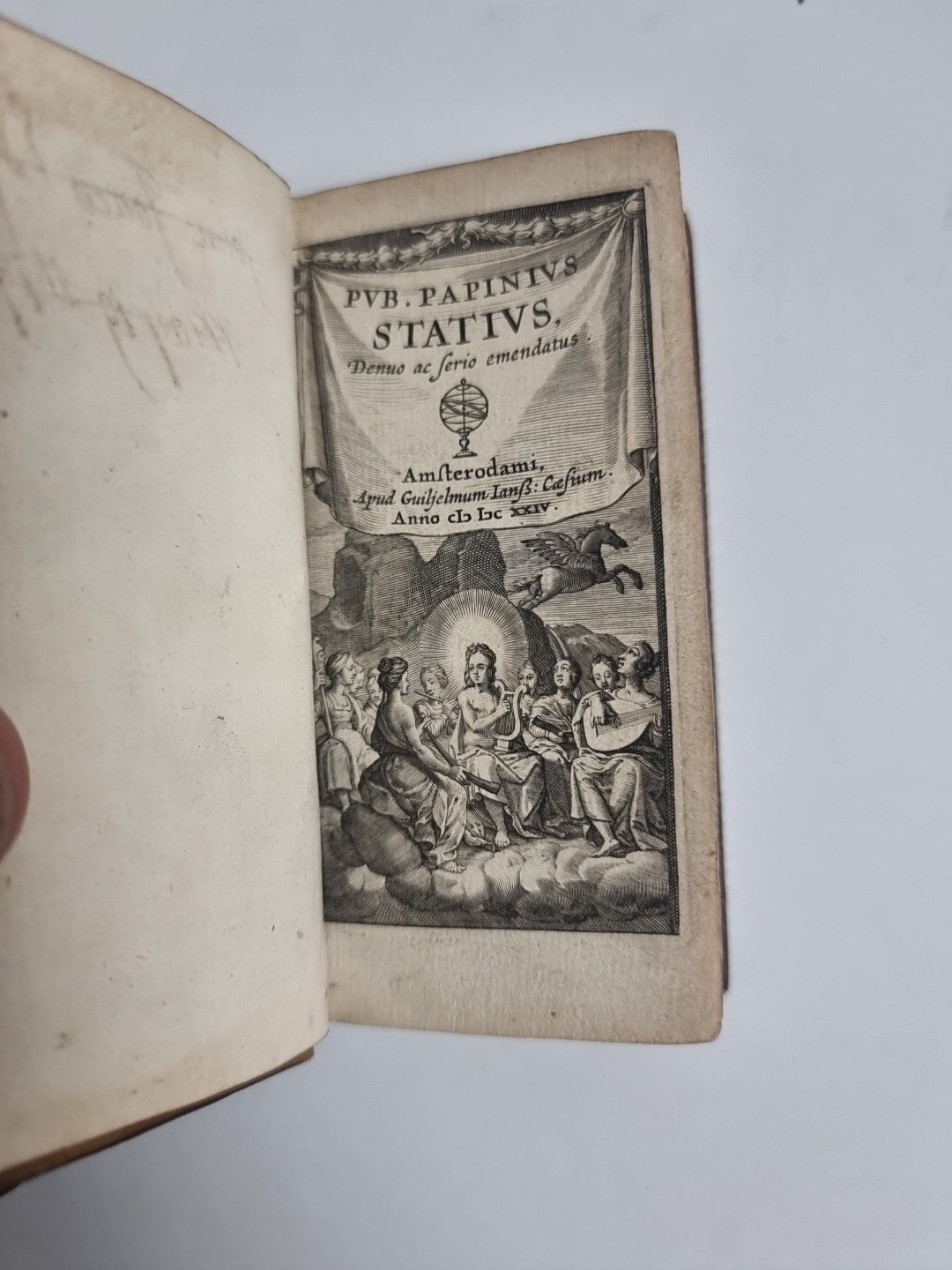Opera Works, PVB Statius, Publius Papinius 1624 Fine Copy, Rare 