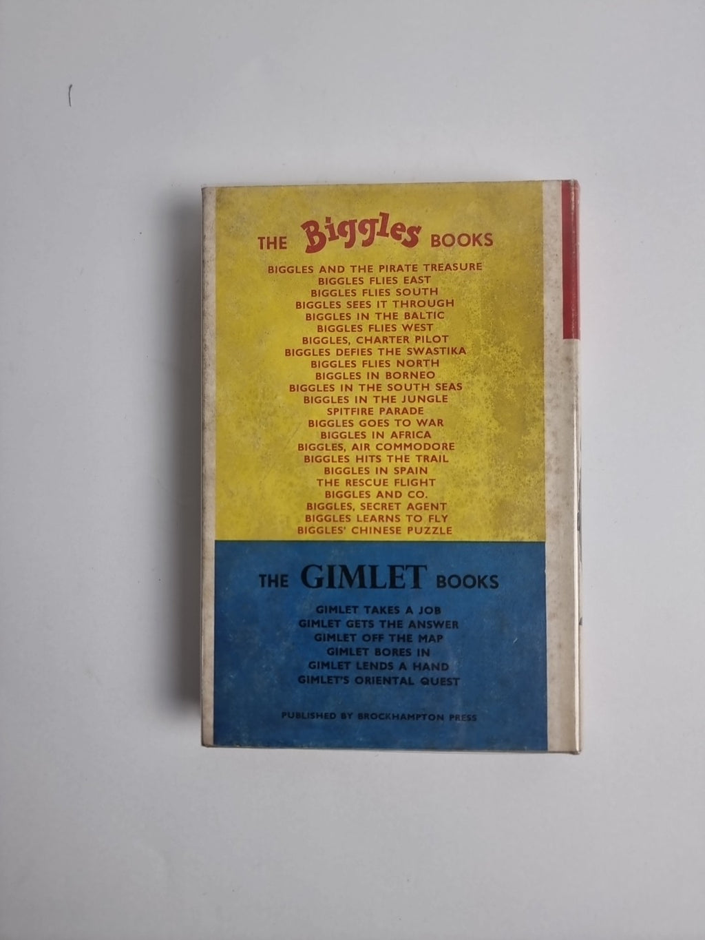 Biggles In The Blue, Captain W.E. Johns — First Edition, Second Impression