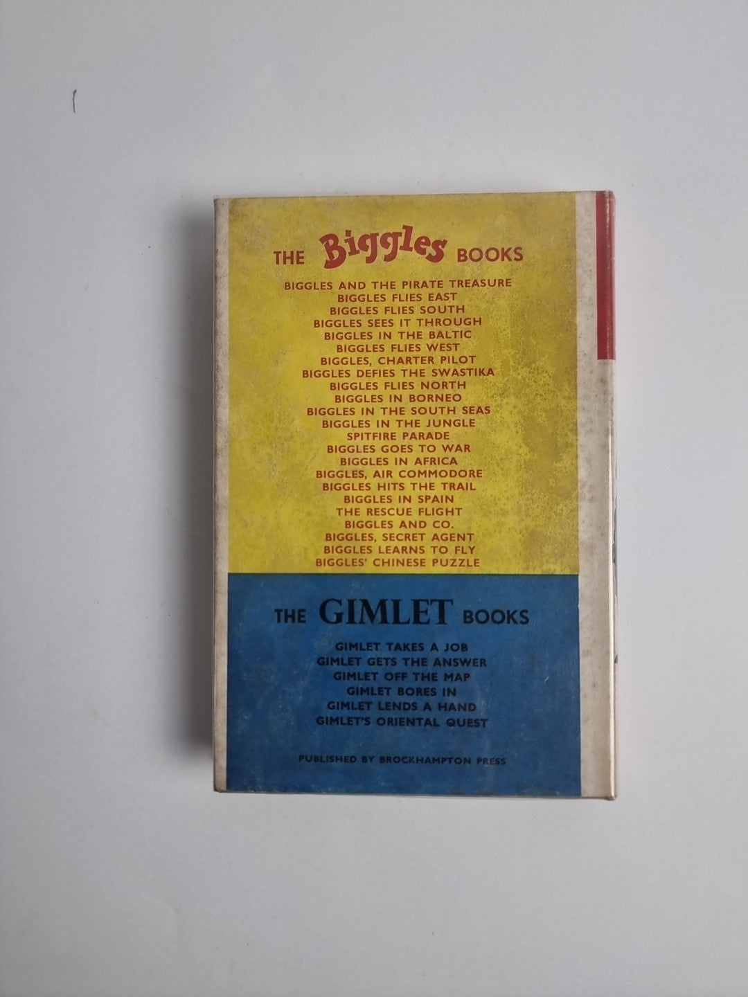 Biggles In The Blue, Captain W.E. Johns — First Edition, Second Impression