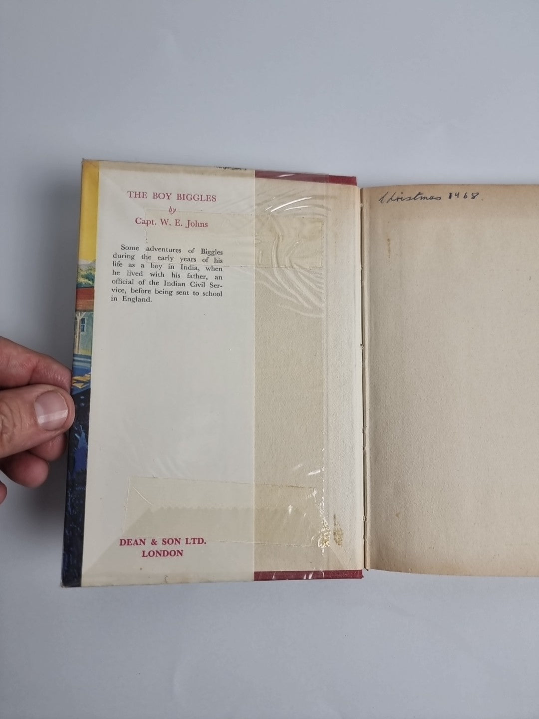 The Boy Biggles, Captain W E Johns — 1st Edition