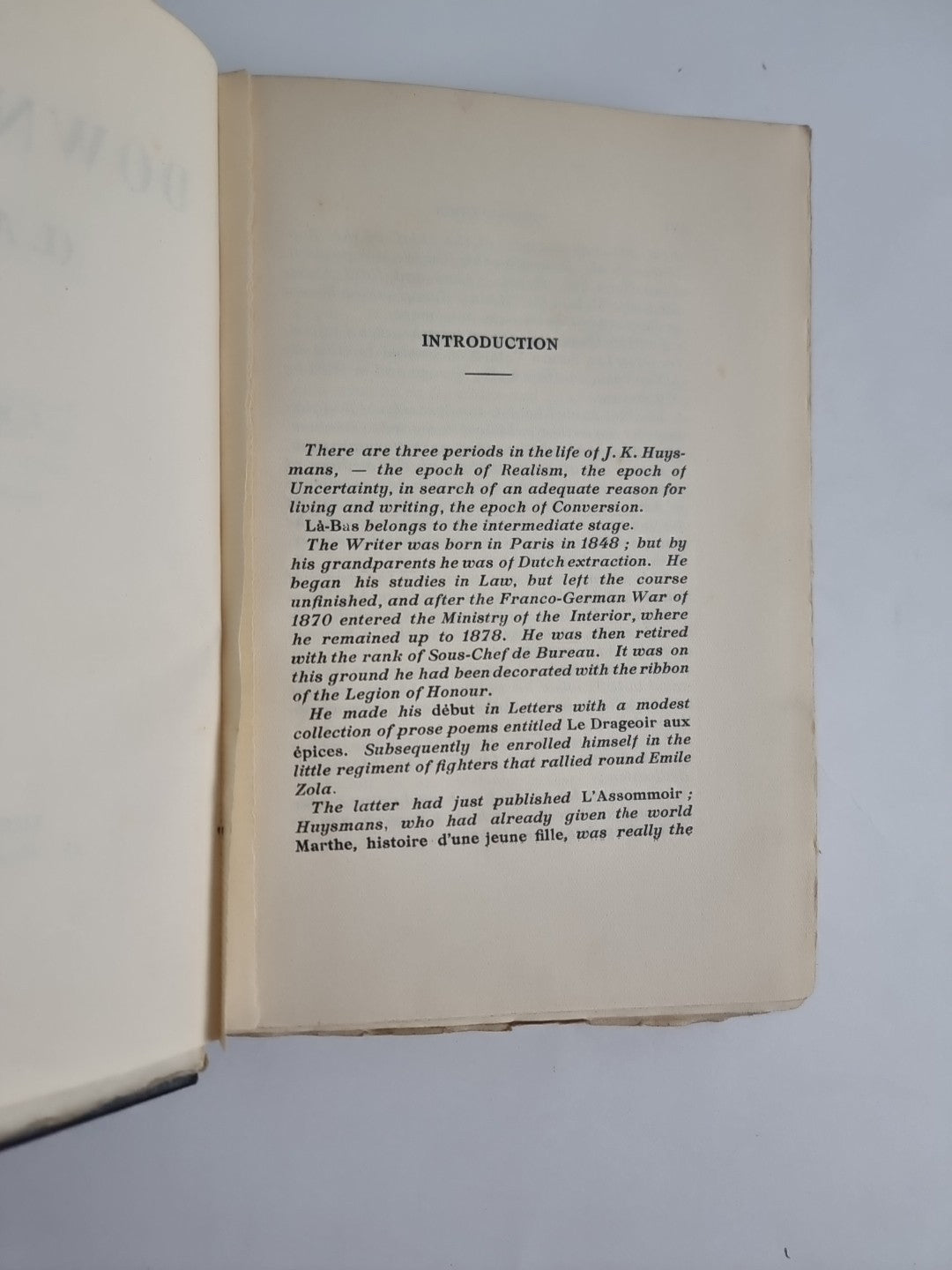 Down There (La-Bas) J.K. Huysmans — First Edition
