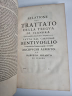 1648 Opere Del Cardinal Bentivoglio History of Flanders & Dutch Revolt Italian