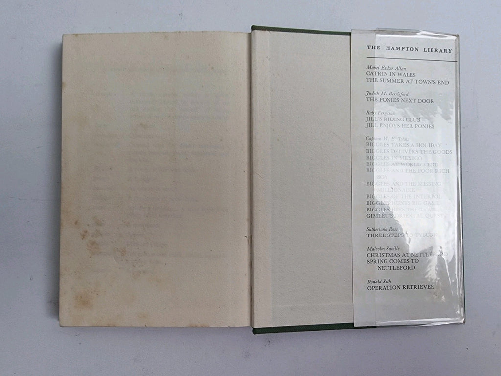 Biggles in Mexico, Captain W. E. Johns — First Edition