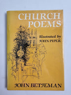 Church Poems, John Betjeman, Illustrated by John Piper — First Edition