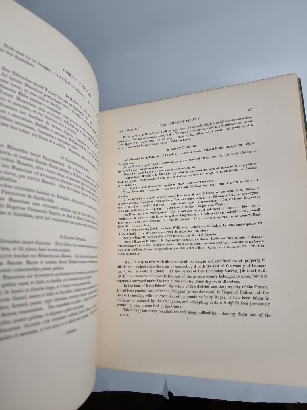 THOMAS DUNHAM WHITAKER An History of the Original Parish of Whalley - 1872