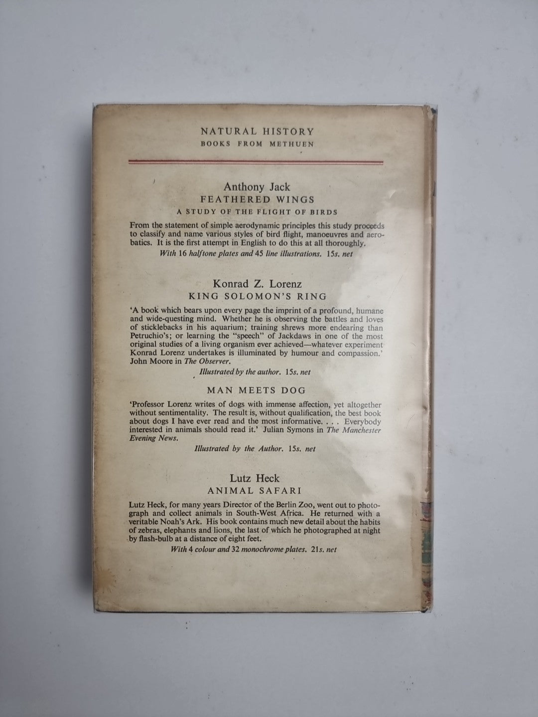 Swifts in a Tower - David Lack - 1956 1st Edition, Fine HB-DJ