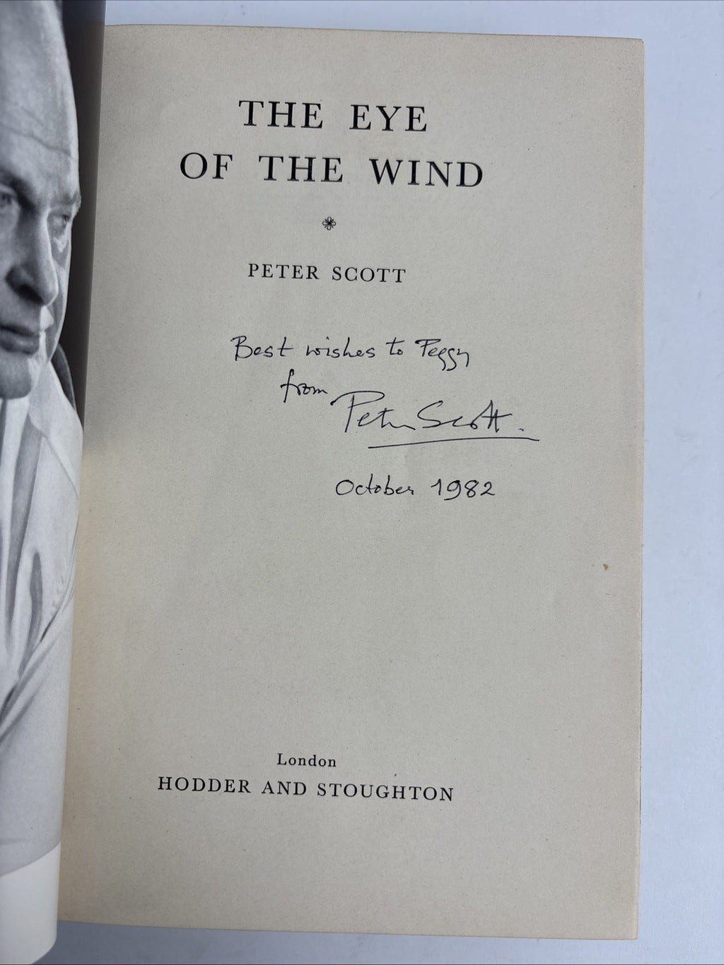 The Eye of the Wind, Peter Scott - First Edition (1961), SIGNED
