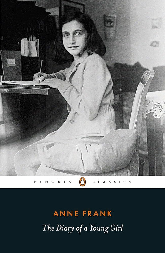 Anne Frank The Diary Of A Young Girl (Black And White Cover) /anglais cover image