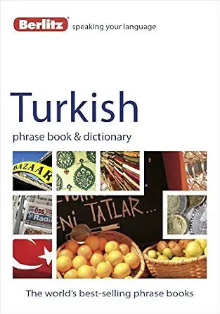 Berlitz Turkish Phrase Book & Dictionary (English and Turkish Edition) cover image