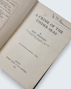 A Crime of the Under Seas Guy Boothby first edition vintage book title page